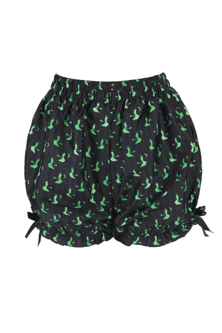 witch print bloomer shorts