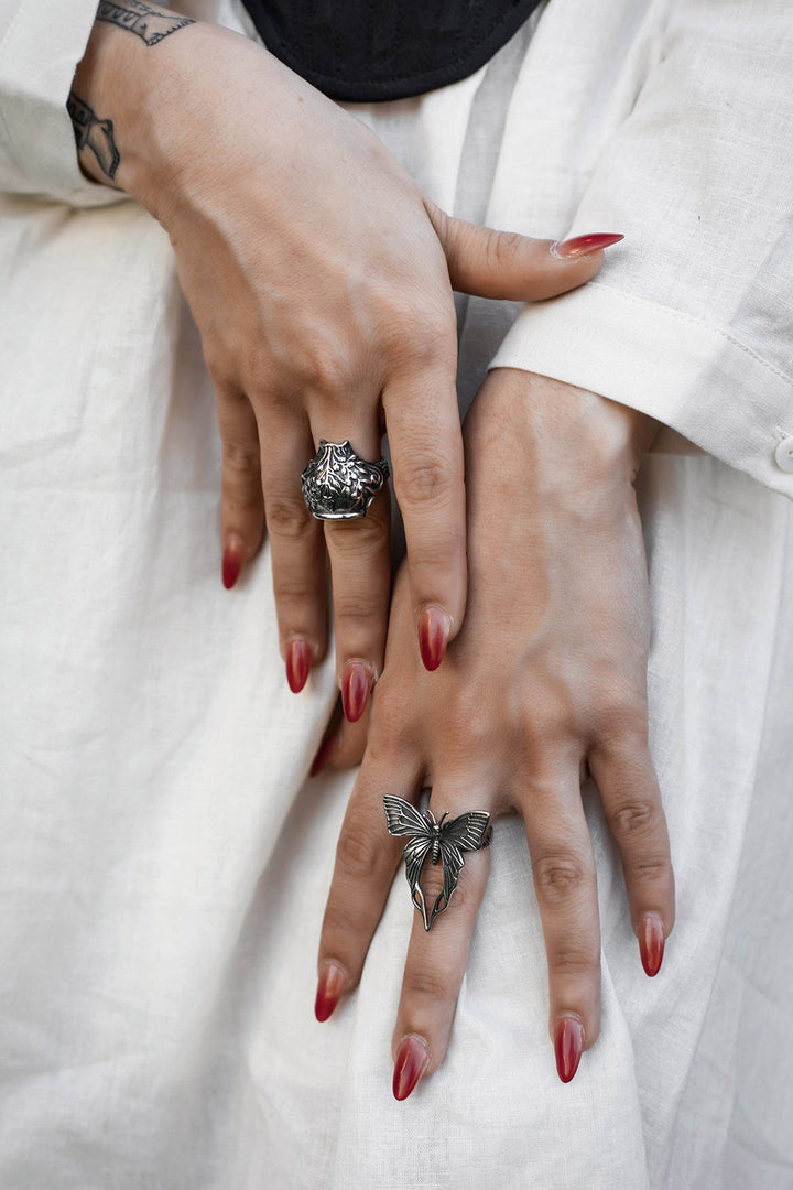 vintage butterfly ring