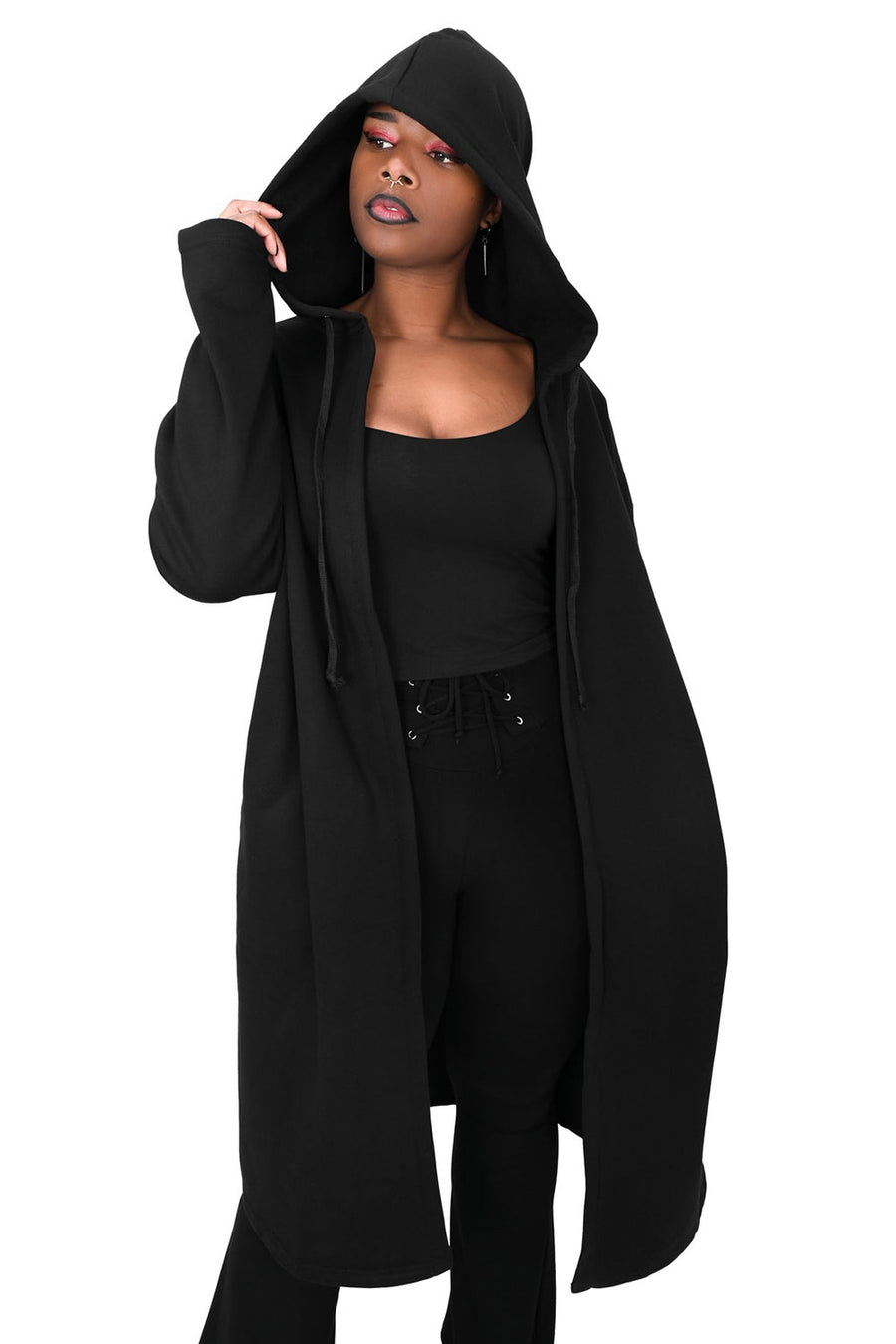 gothic cardigan hoodie