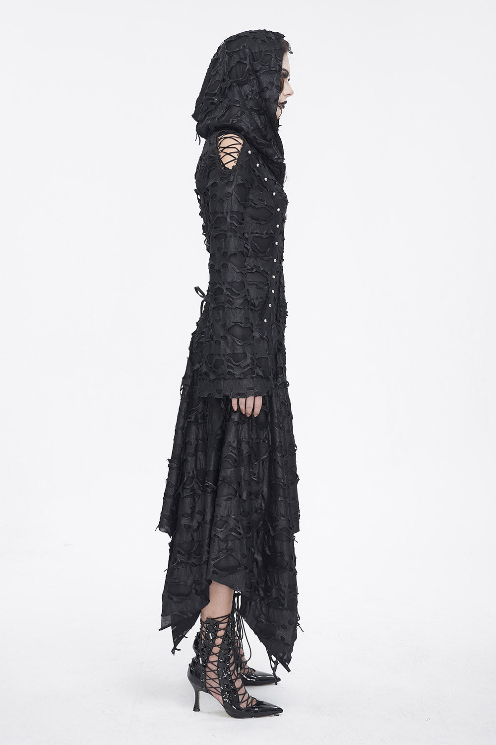 womens hooded punk dress