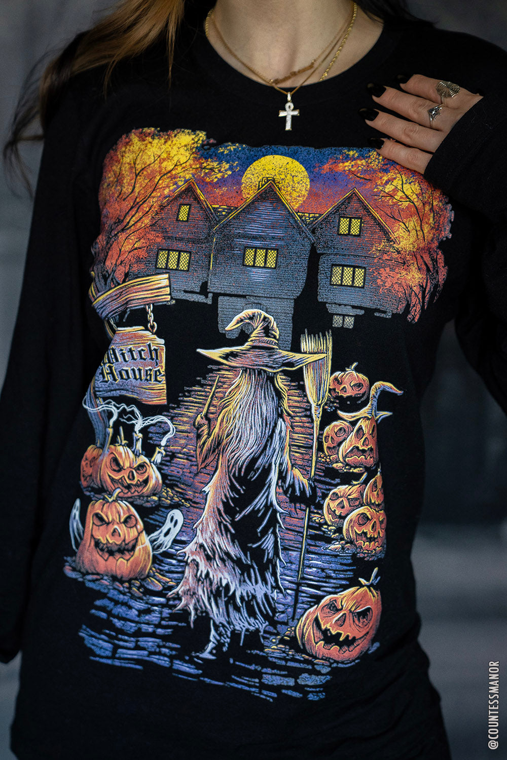 Camiseta de la casa de las brujas de Salem