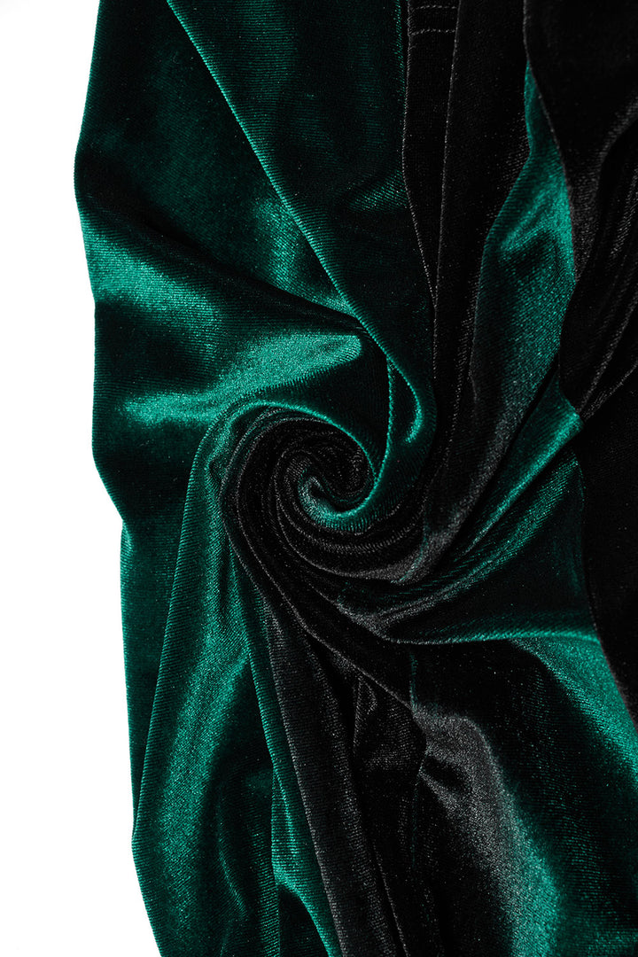 dark forest green witchy flares
