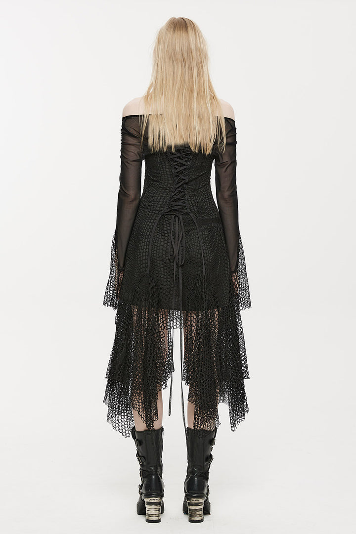 Punk Witch Fishnet Dress