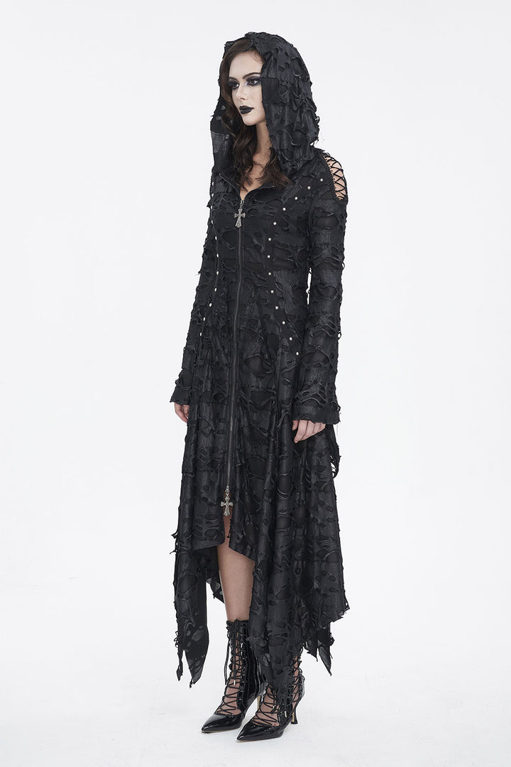 hooded witchy cardigan