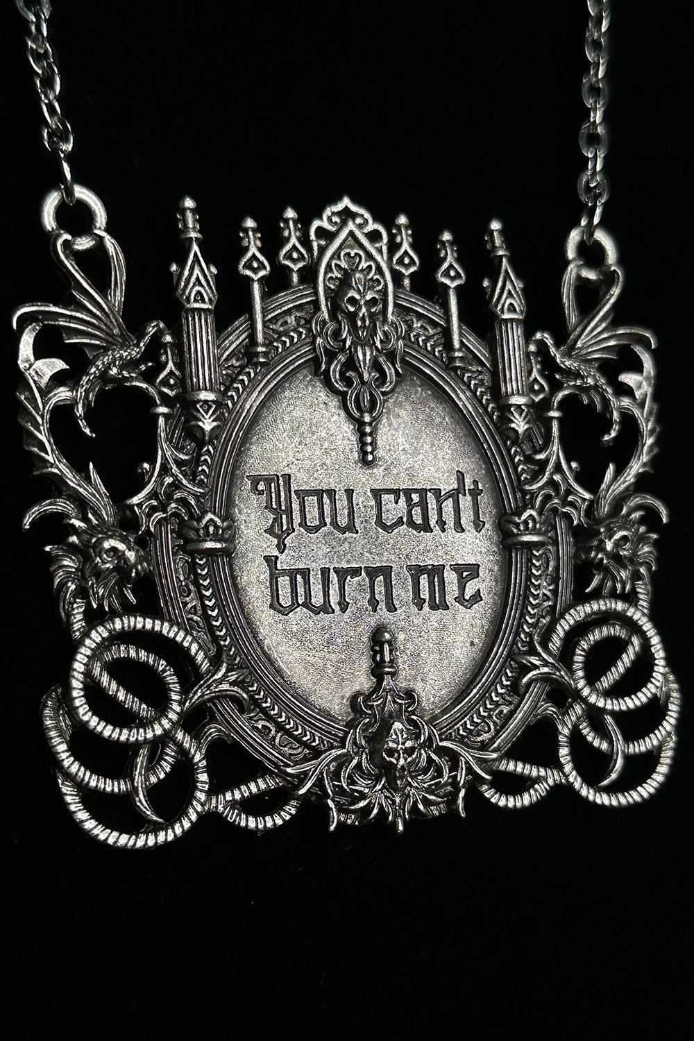 gothic architecture necklace