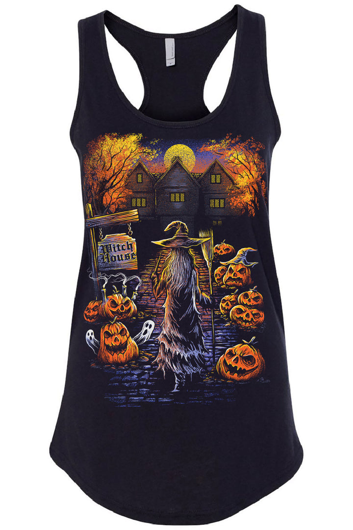 womens salem witch tank top