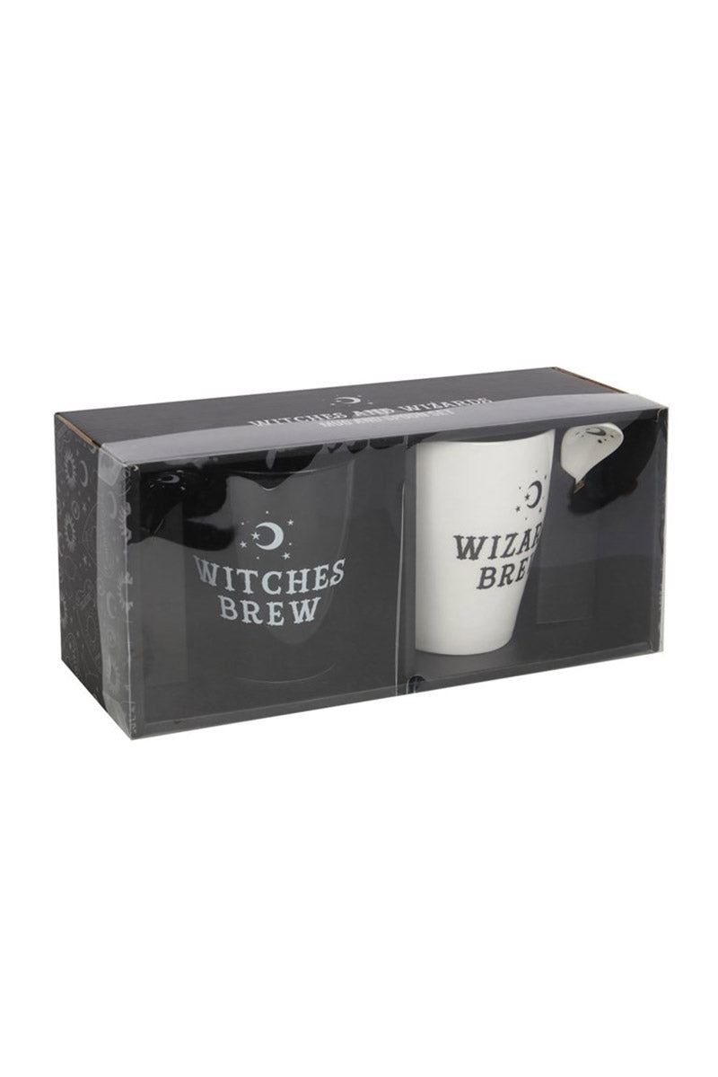 Witches & Wizard Mug and Spoon Set