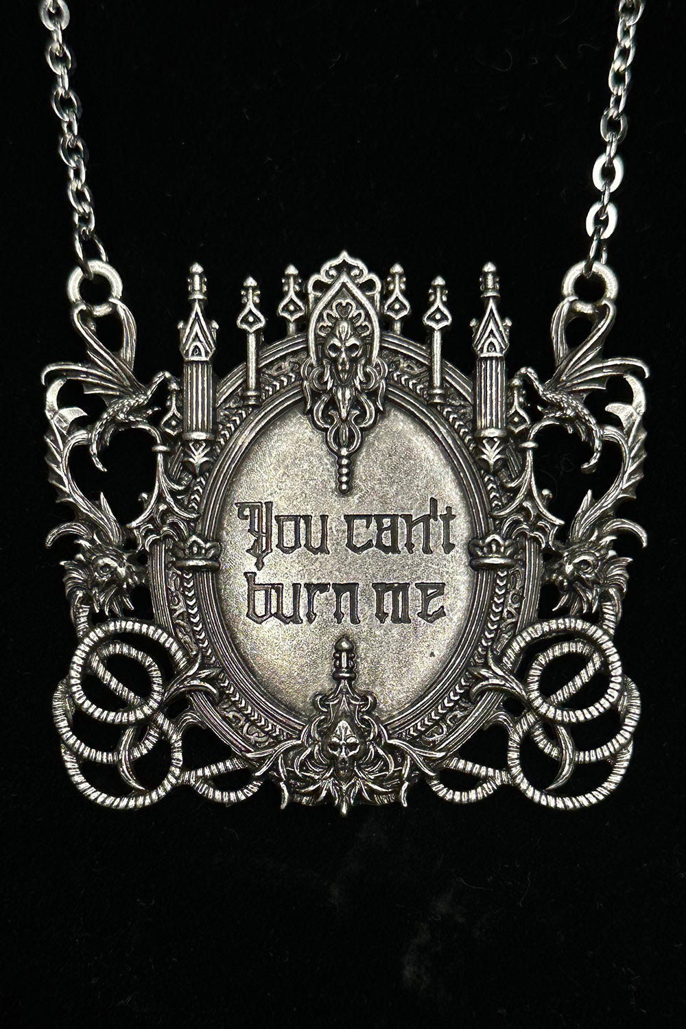 You Can't Burn Me Witch Necklace [Mother of Hades x