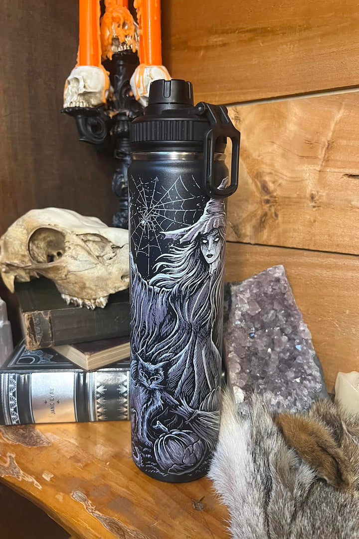 Season of the Witch 24 Oz Water Bottle Tumbler