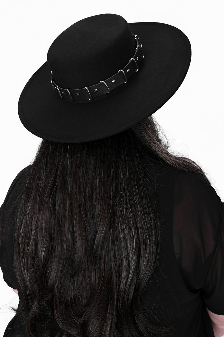 womens gothic black witchy hat