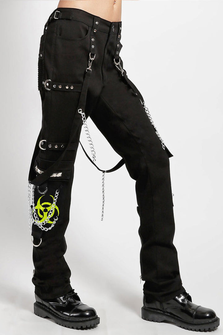 studded scene cyber goth pants for women