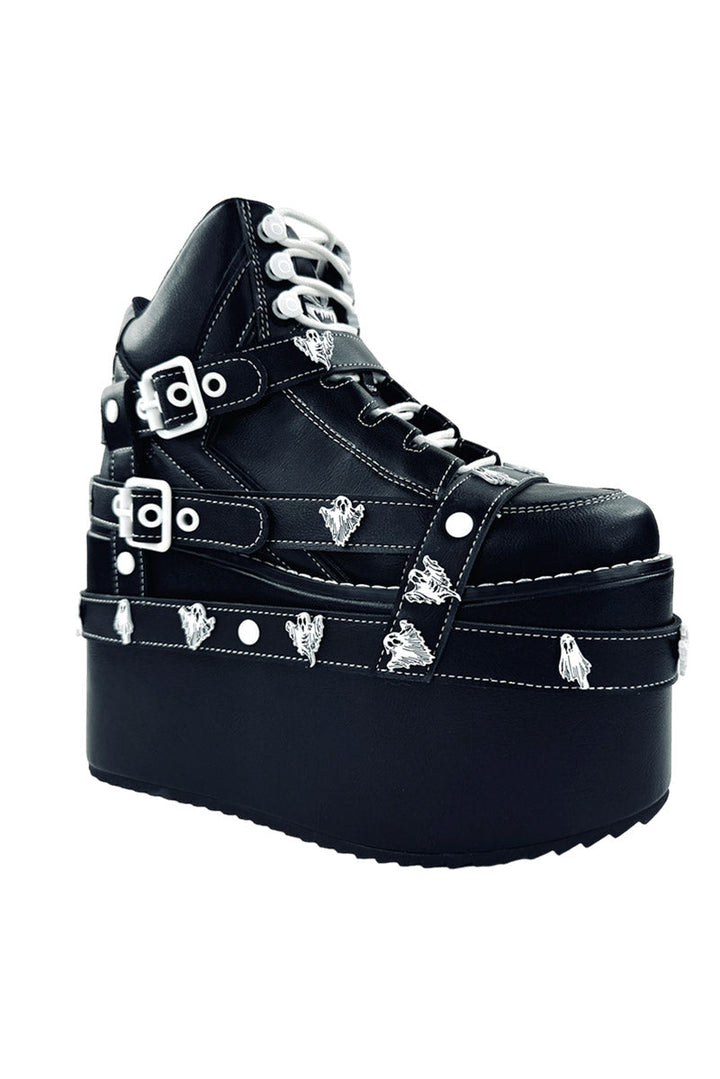 kawaii goth boots for women