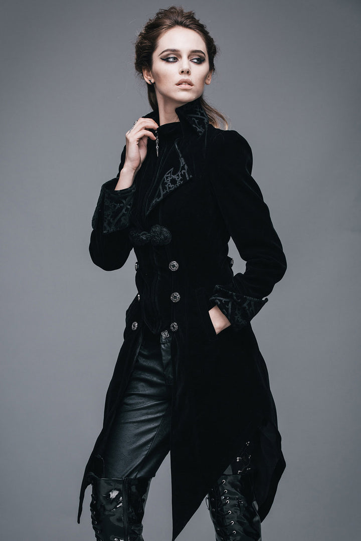 gothic velvet victorian coat