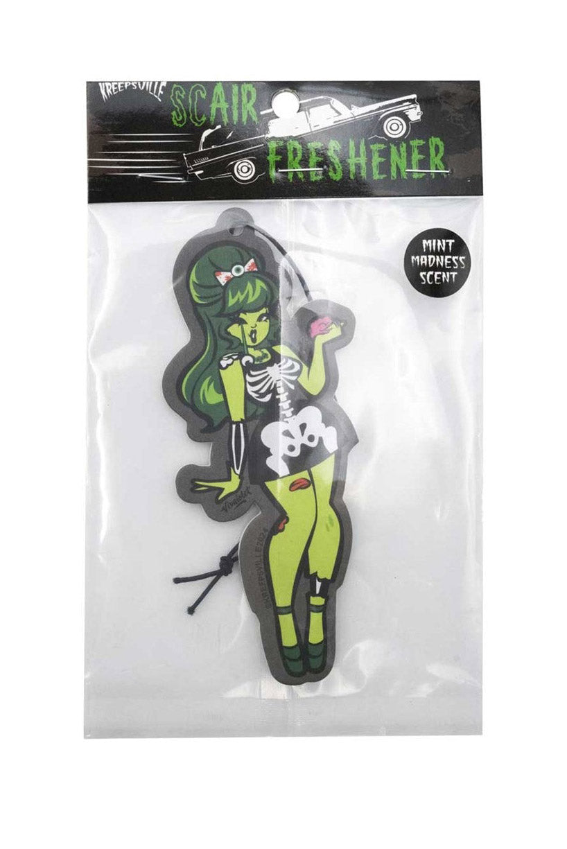 creepy cute zombie air freshener