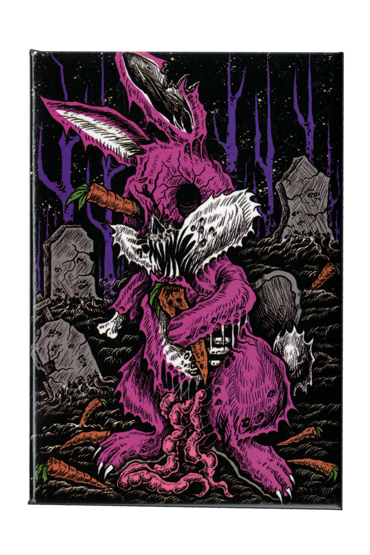 creepy bunny magnet