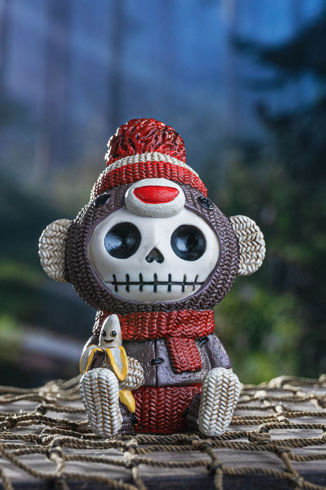 sock monkey statue