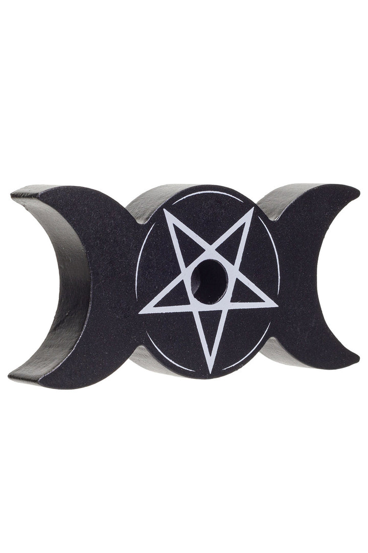 Triple Moon Spell Candle Holder