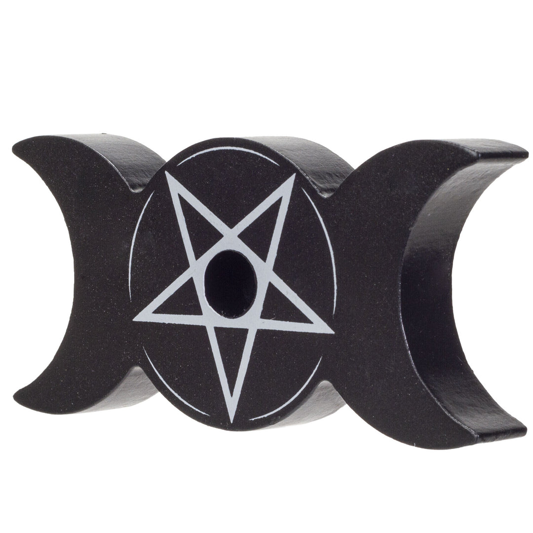Triple Moon Spell Candle Holder