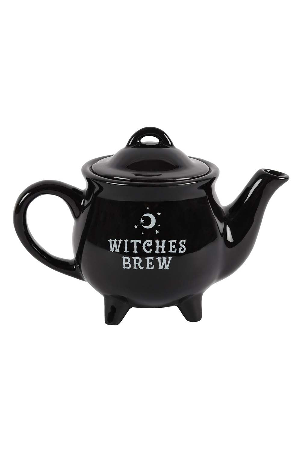 Witches Brew Black Ceramic Tea Pot