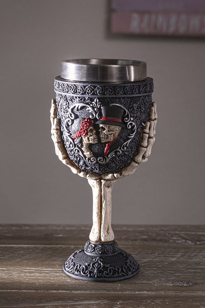 Skeleton Couple Goblet