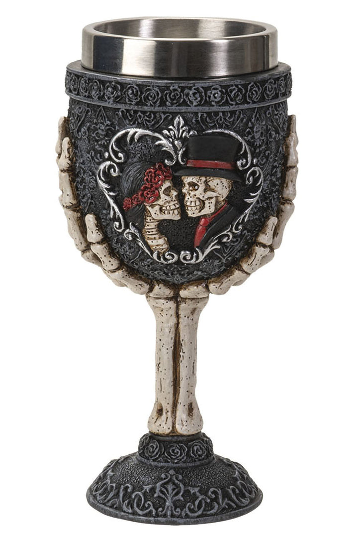 Skeleton Couple Goblet