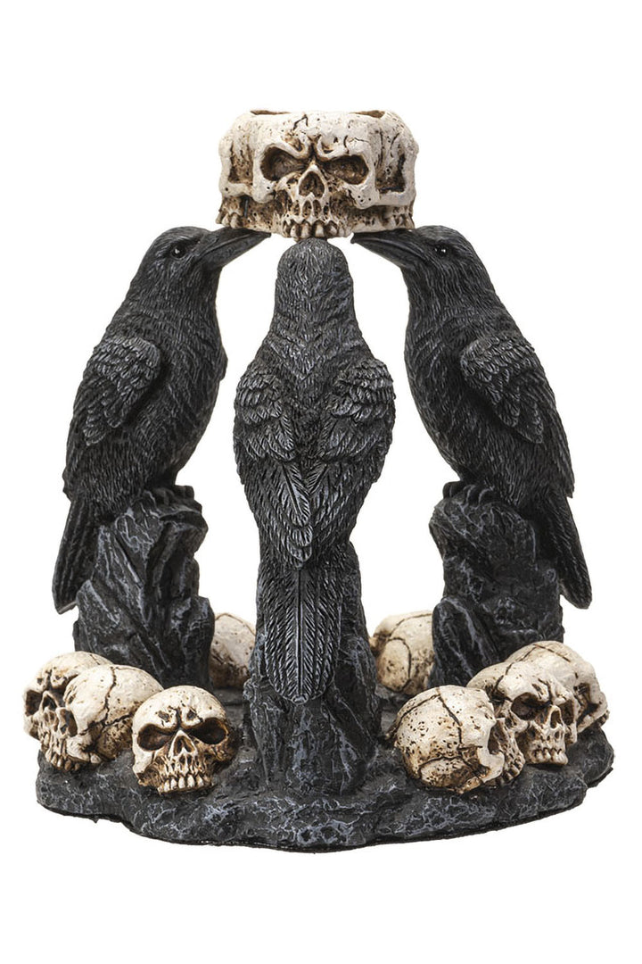 Raven Backflow Incense Burner