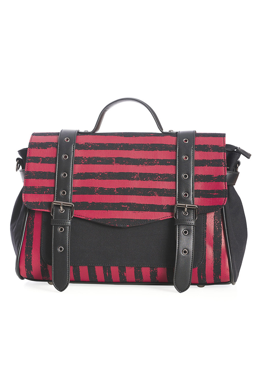 Kreepy Krueger Striped Bag [RED/BLACK] – VampireFreaks - Main Image