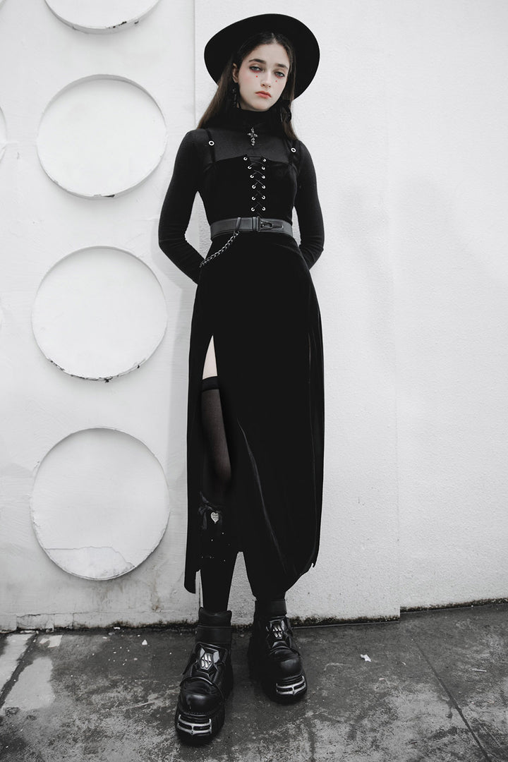 Misery Business-Maxikleid mit Beinschlitz