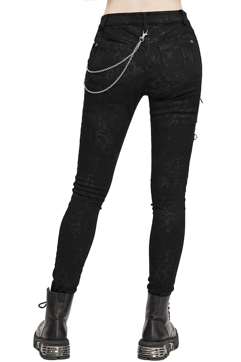 Pierced Punk Skinny Pants
