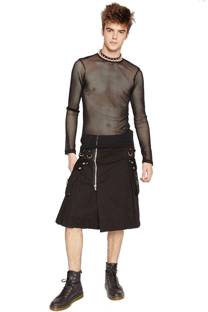 Tripp Super Utility Kilt - Black - Vampirefreaks Store