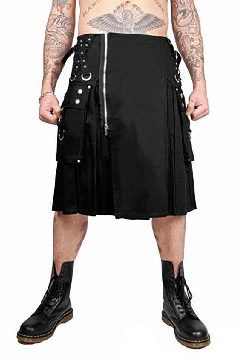 Tripp Super Utility Kilt - Black - Vampirefreaks Store