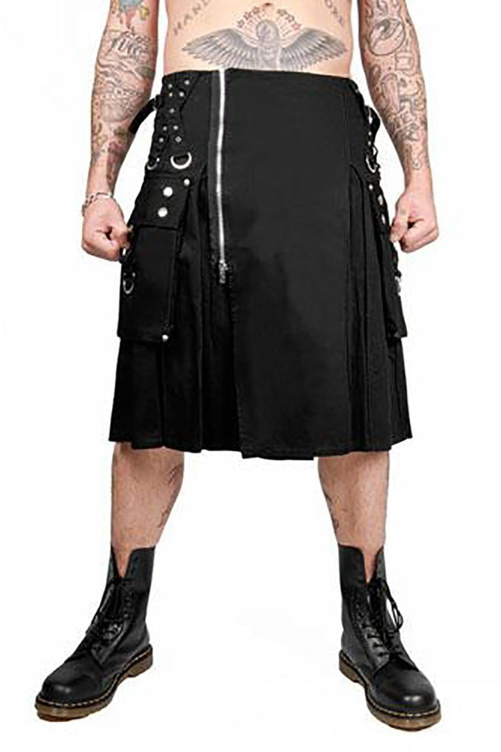 Tripp Super Utility Kilt - Black - Vampirefreaks Store