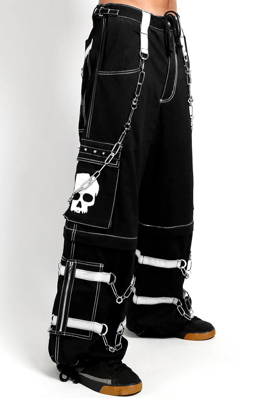 Tripp NYC Skull Bondage Pants [Black/White] – VampireFreaks