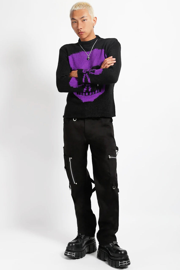 Tripp NYC Skate Punk Bondage Pants Black