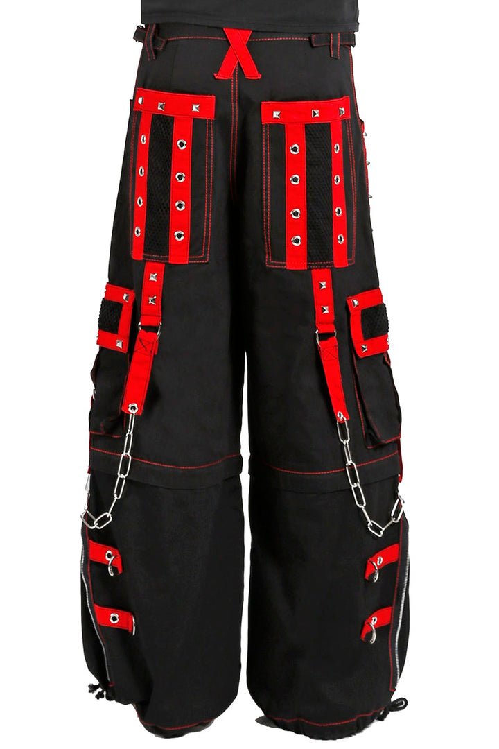 Tripp Mega Eye Pants Black/Red - Vampirefreaks Store