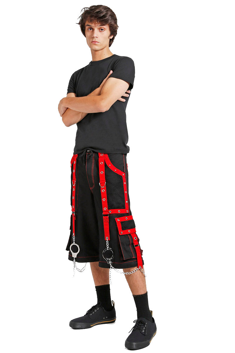 Tripp Mega Eye Pants Black/Red - Vampirefreaks Store