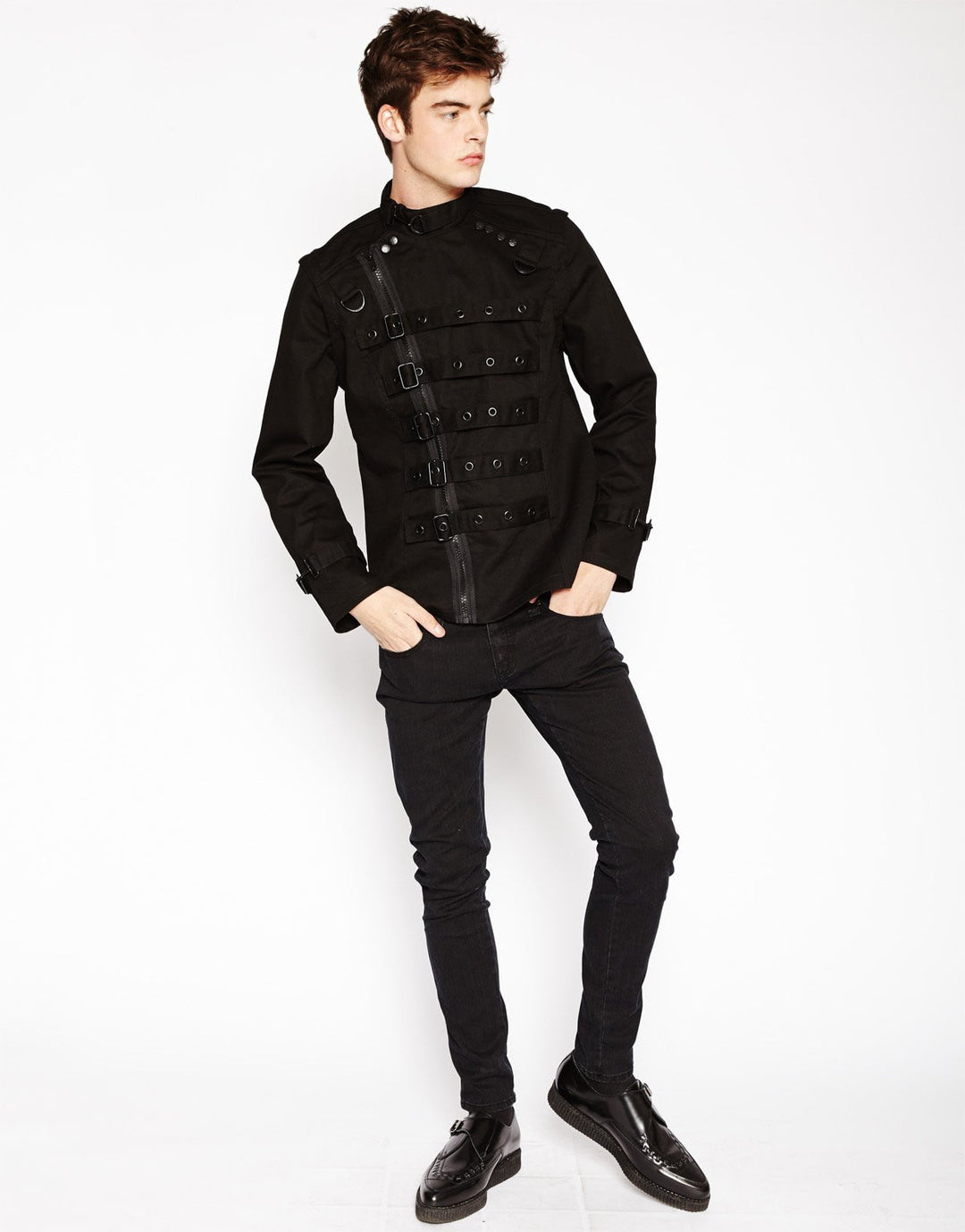 Tripp Zip-Off Sleeve Bondage Jacket / Vest - Vampirefreaks Store