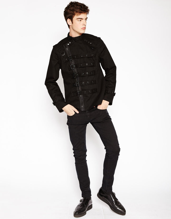 Tripp Zip-Off Sleeve Bondage Jacket / Vest - Vampirefreaks Store