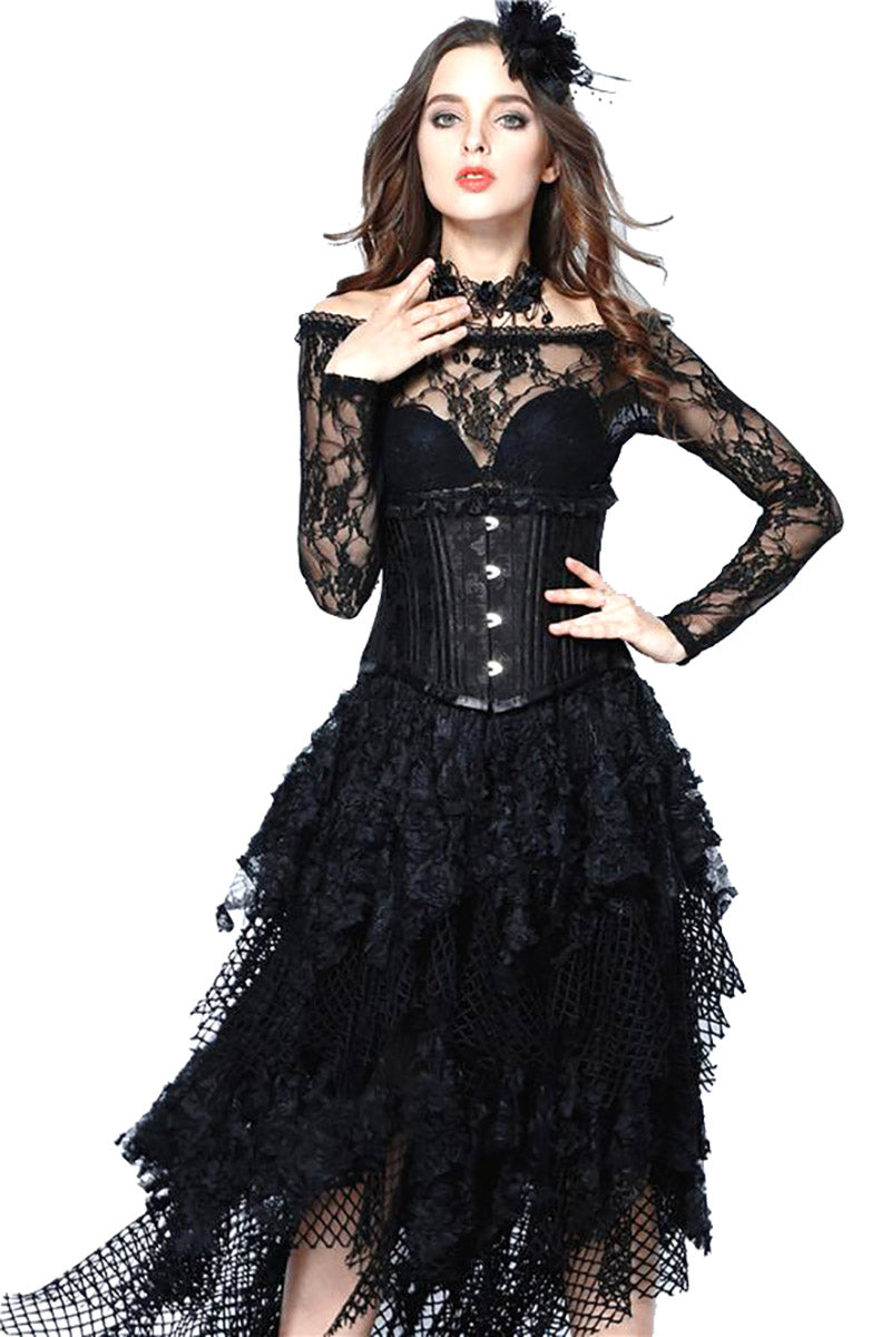 Woman Form Vampire Witch Corset Long Stock Photo 2335459685