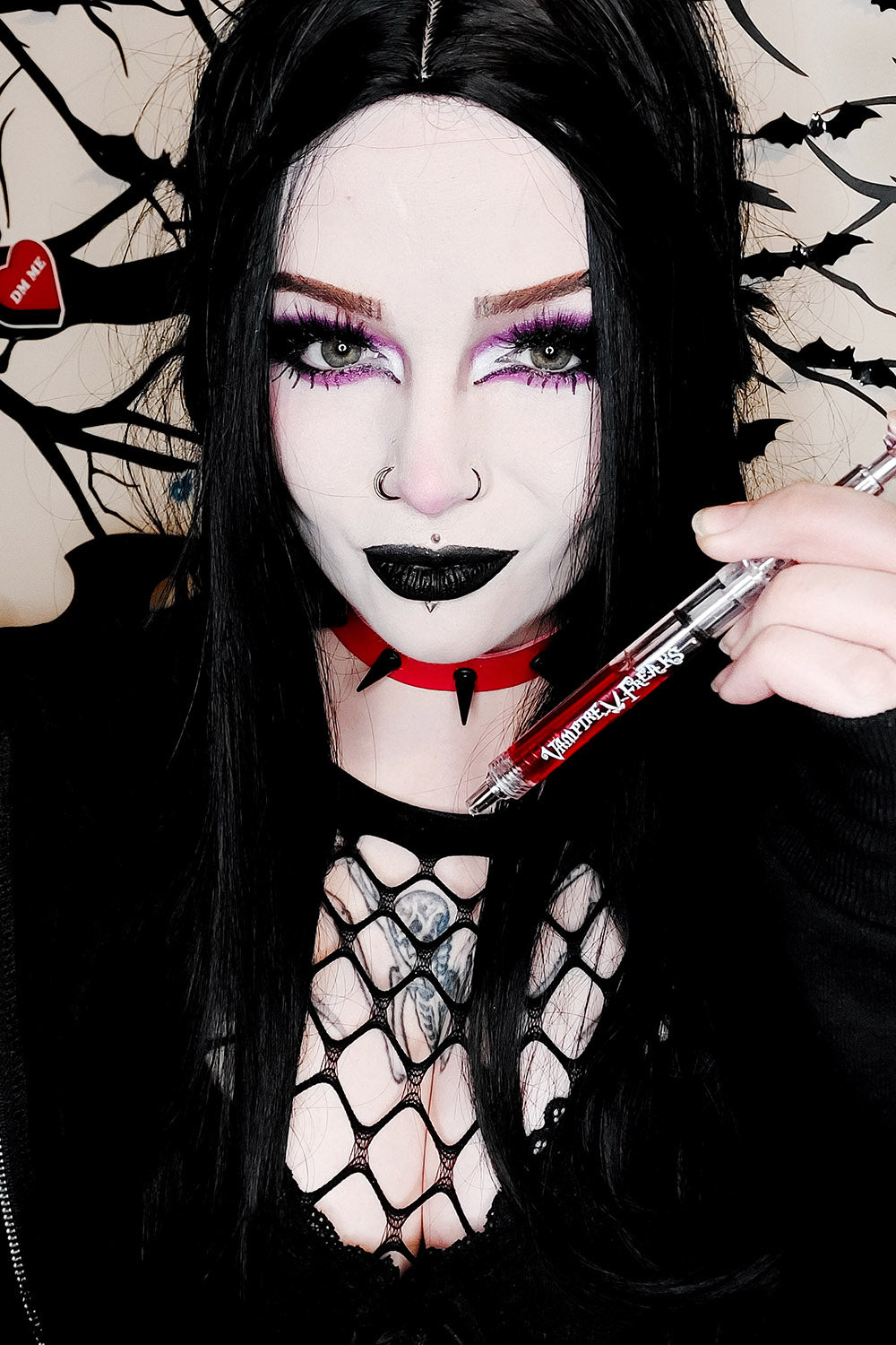 Bolígrafos de jeringa VampireFreaks (paquete de 4)