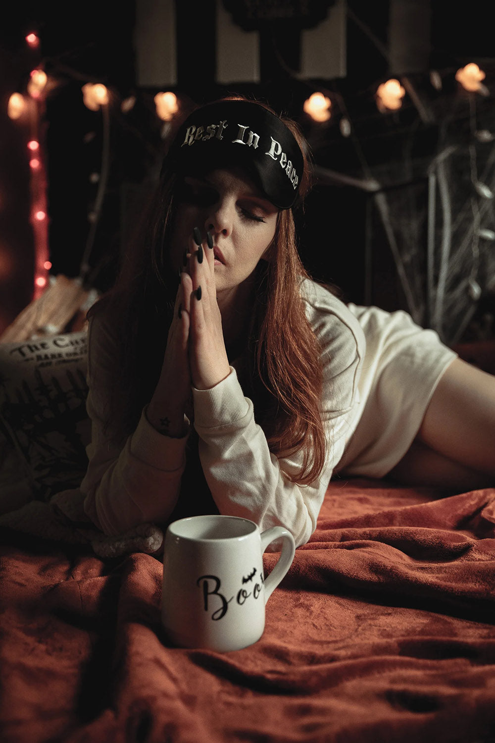 gothic oddities sleep mask