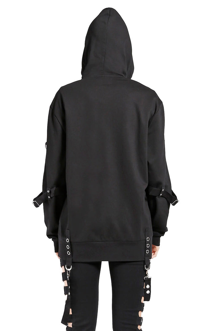Tripp NYC Bondage Clash Hoodie - Vampirefreaks Store