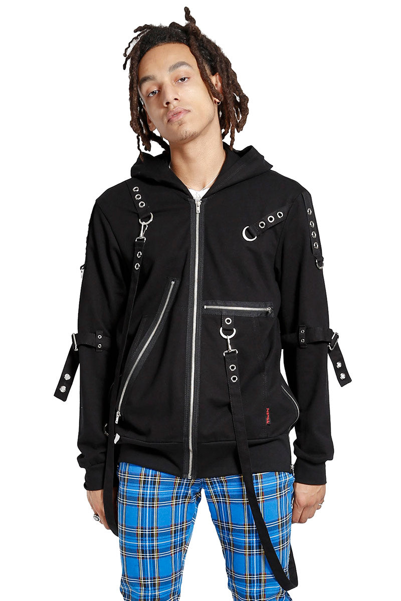 Tripp NYC Bondage Clash Hoodie - Vampirefreaks Store