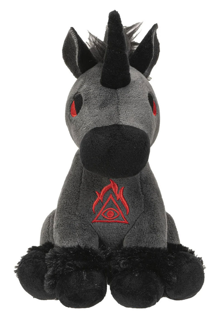 Mystical Black Unicorn Plush