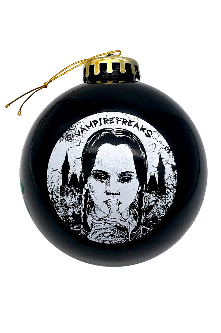 Wednesday Addams ornament