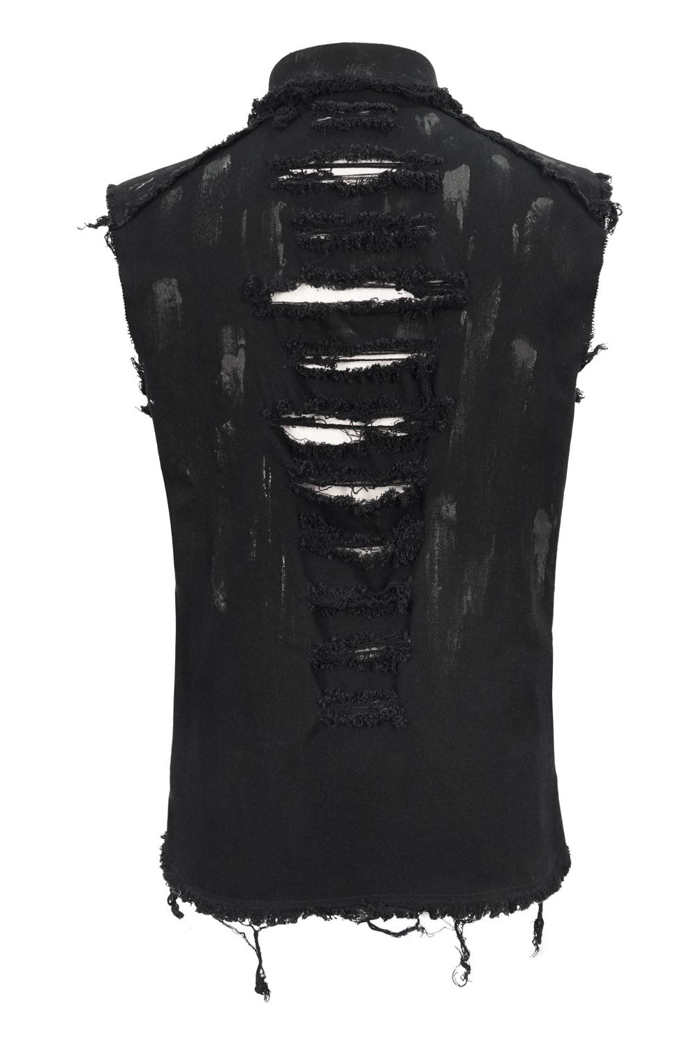 Industrial Punk Distressed Vest