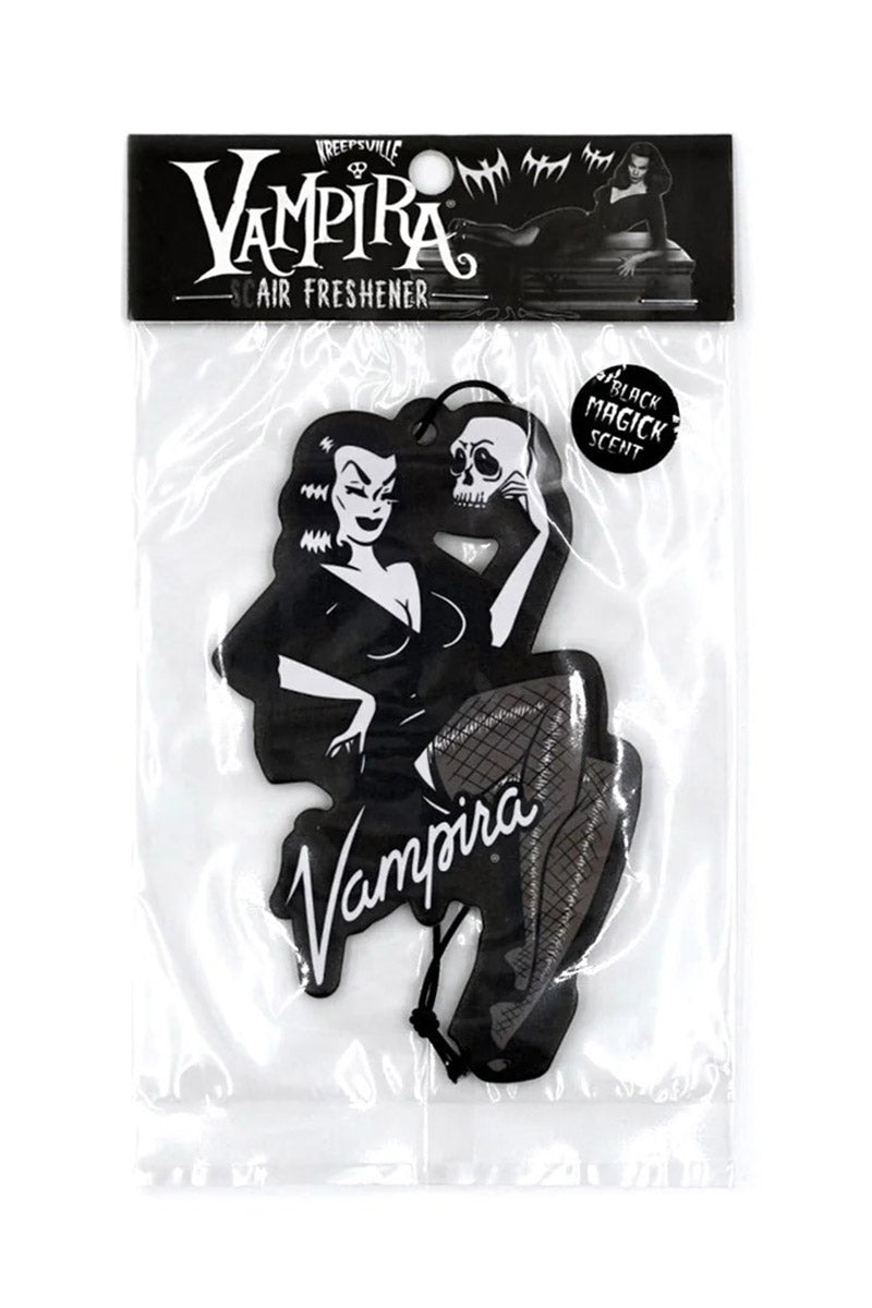 Vampira Skull Air Freshener