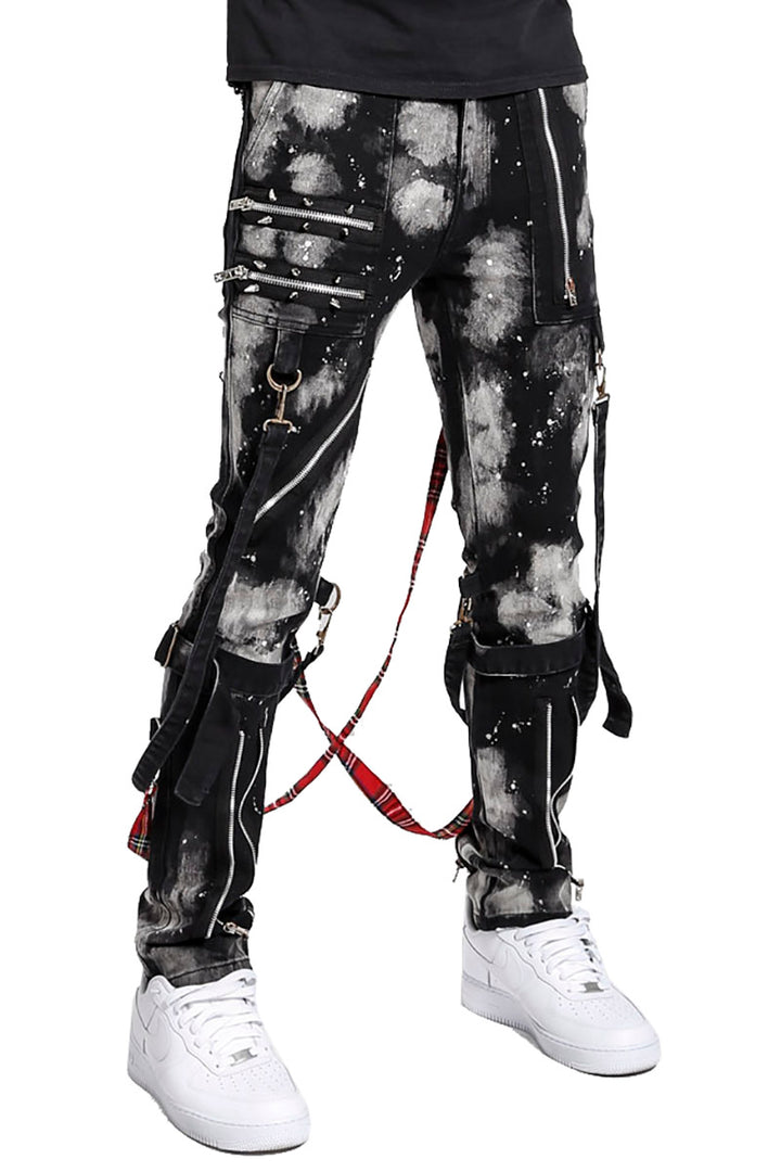 Tripp Bleach Stud Bondage Pants - Vampirefreaks Store