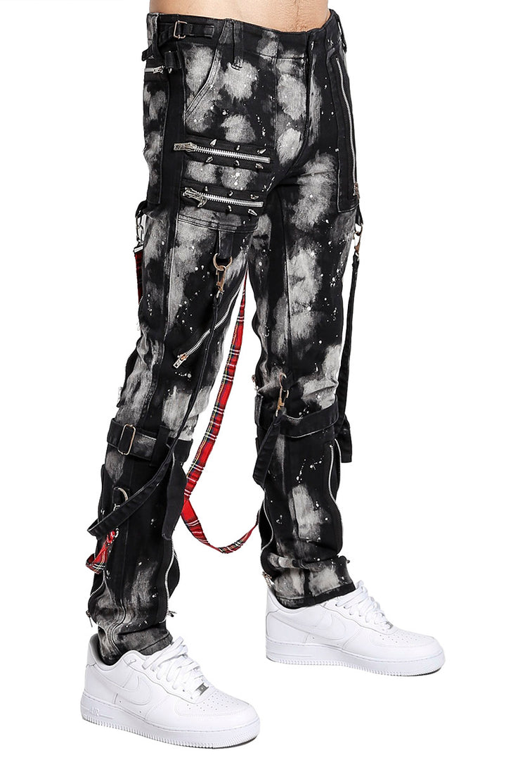 Tripp Bleach Stud Bondage Pants - Vampirefreaks Store