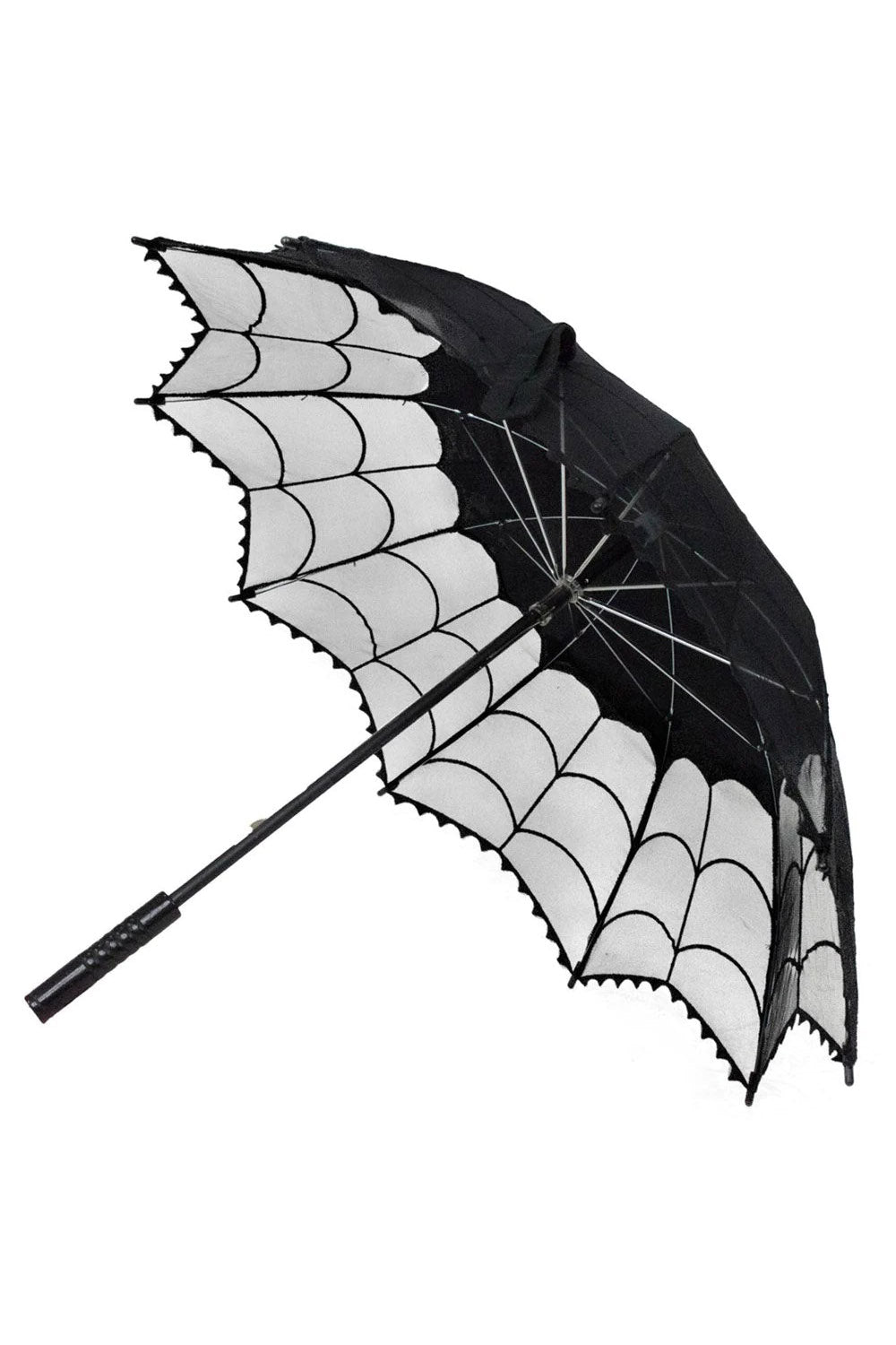 Sombrilla de encaje de telaraña